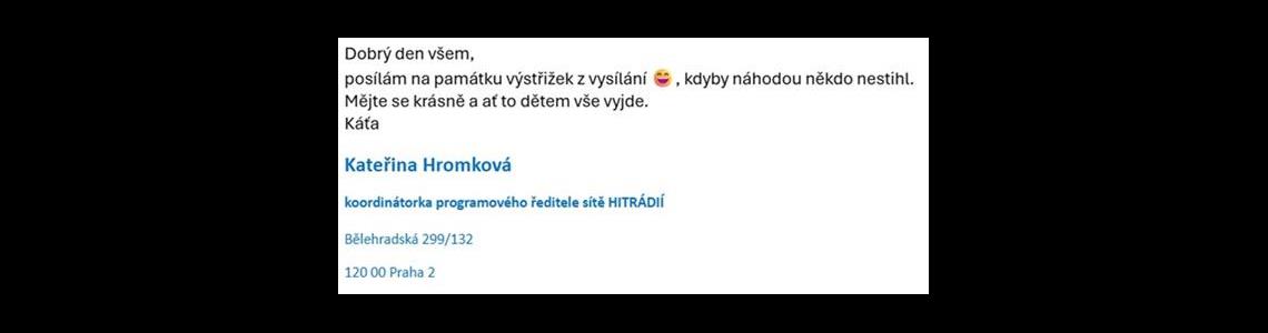 Přání deváťákům k přijímacím zkouškám